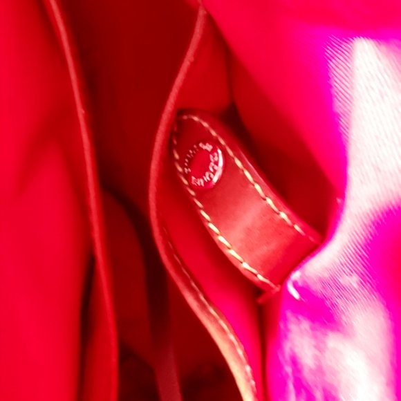 Dooney & Bourke Bristol Yellow Leather Handbag with Brown Accents With Wallet - Picture 8 of 16